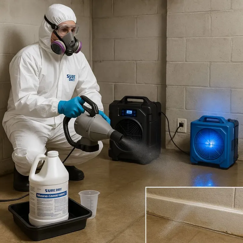 Sanitization and Odor Removal process in Glen Avon, CA
