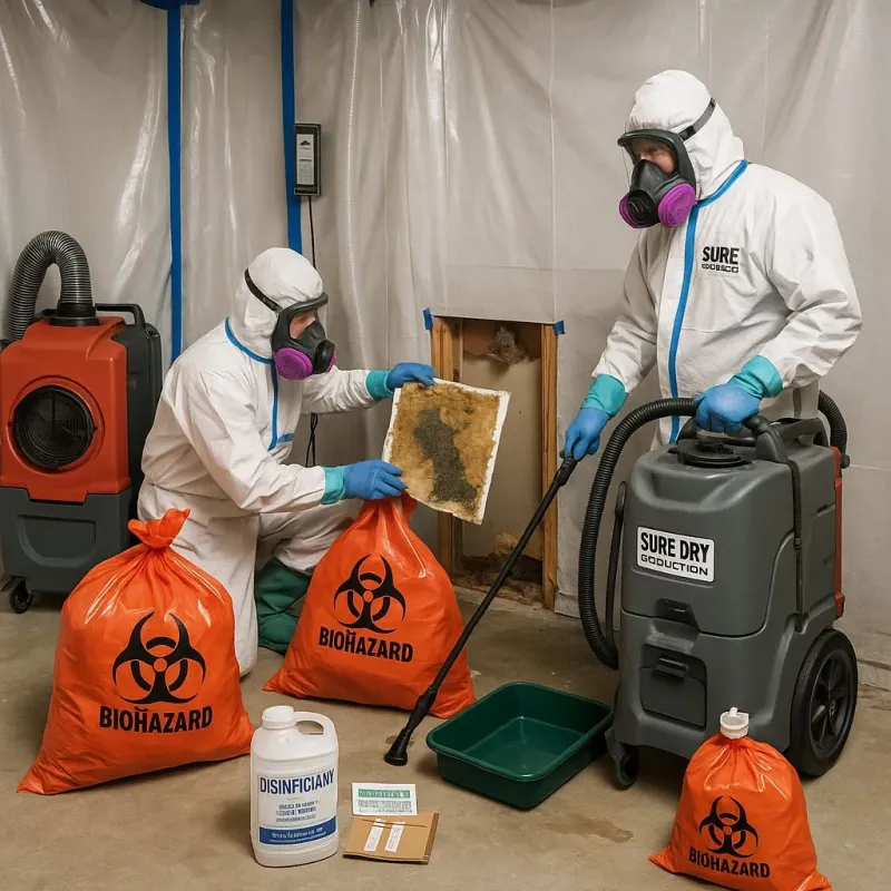 Contaminated Water Handling Protocols process in Glen Avon, CA